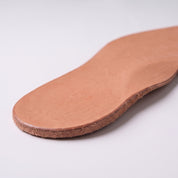 Light Brown Plain Full-Grain Leather Insoles — Sibton