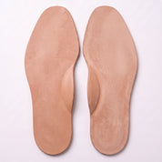 Light Brown Plain Full-Grain Leather Insoles — Sibton