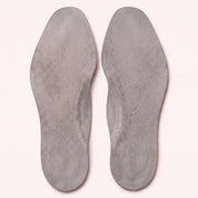 Light Gray Wingtip Brogue Full-Grain Leather Insoles — Bassett