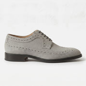Light Gray Wingtip Suede Derby — Hobart — Hobart — Hobart