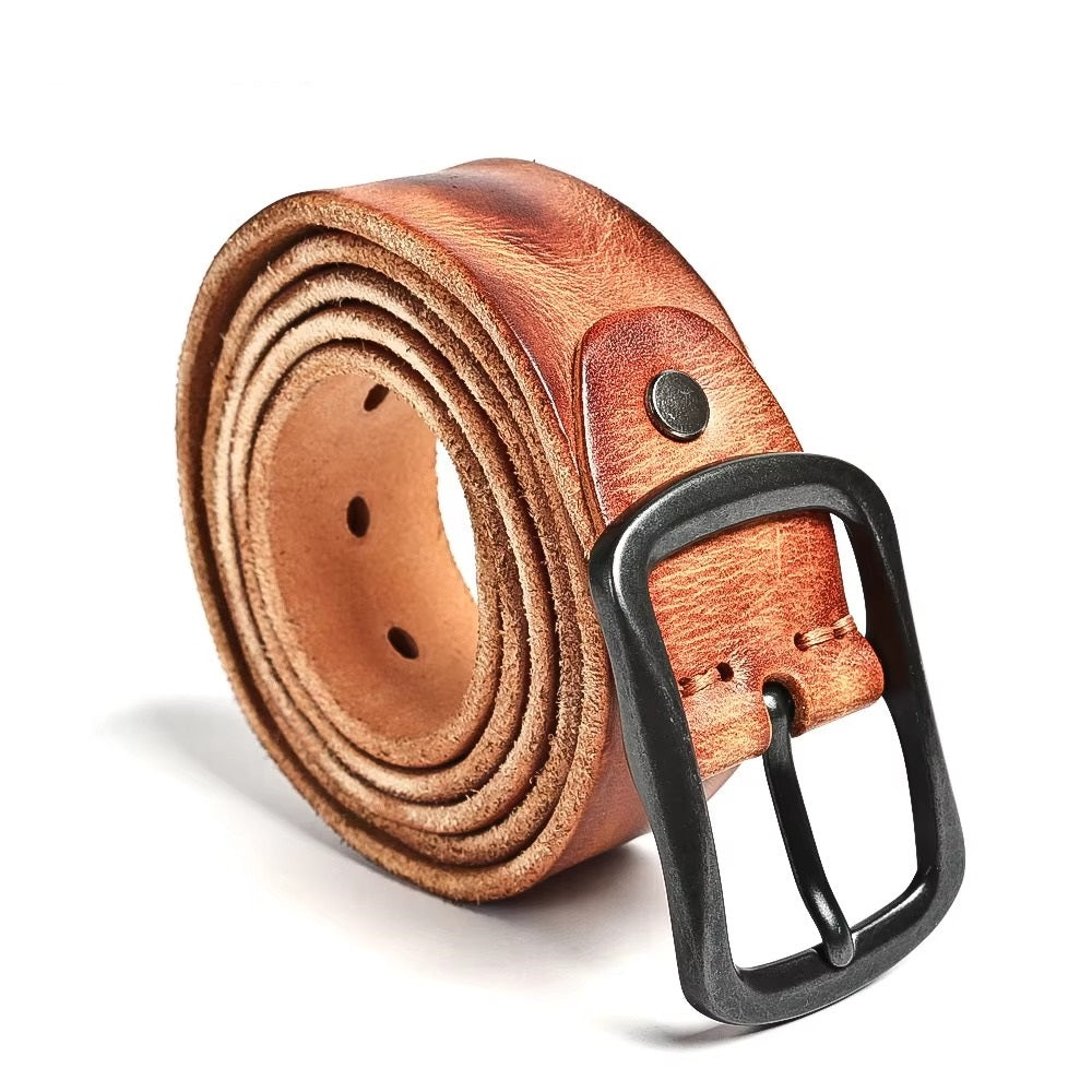 Men's Handmade Full-Grain Leather Belt