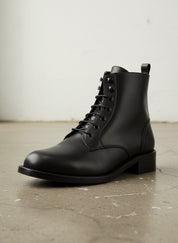 Men Black Ankle Boots, Black Style Ankle Boots, Boots - detail-view-showing-texture