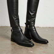 Men Black Jodhpurs Boots, Black Ankle Boots, Mens Fashion Boots