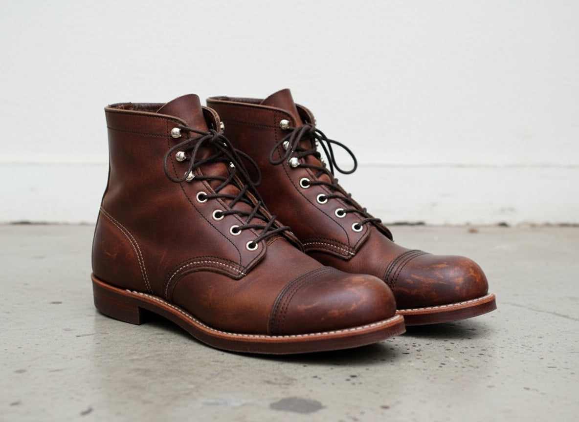 Men Brown Ankle Leather Boots, Leather Boots, Ankle Boots For Mens - 3-4-right-view