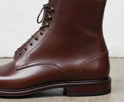 Men Brown Color Leather Ankle Boots, New Leather Lace Up Boots