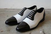 Men Spectator Shoes, Black And White Formal Shoes, Mens Dress Shoes