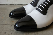 Men Spectator Shoes, Black And White Formal Shoes, Mens Dress Shoes