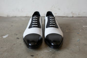 Men Spectator Shoes, Black And White Formal Shoes, Mens Dress Shoes