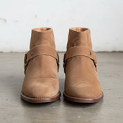 Men Tan Suede Ankle High Casual Boots, Mens Fashion Casual Ankle Boots - front-view