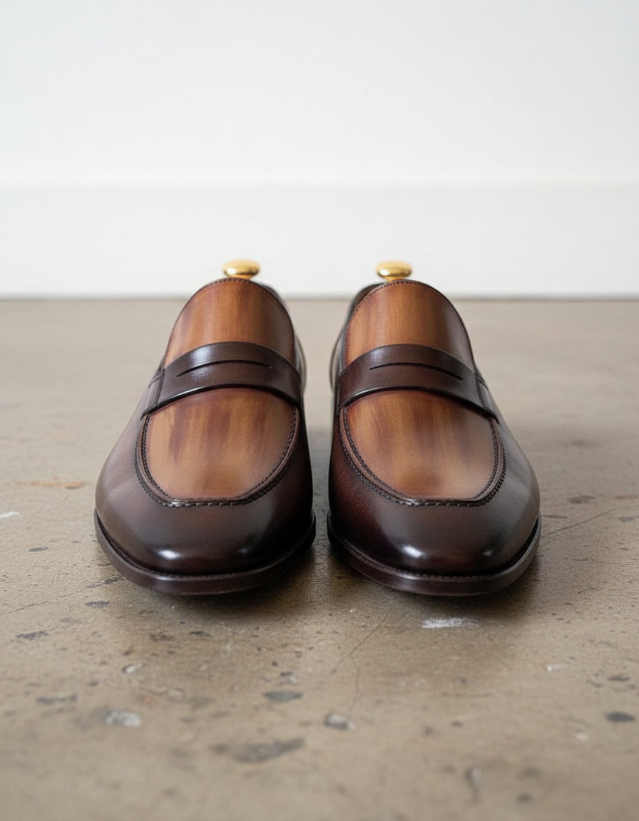 Men Two Town Formal Shoes, Two Town Shoes, Brown Dress Shoes