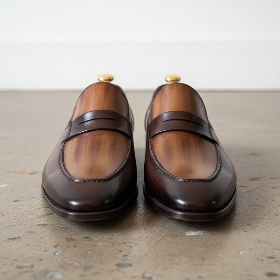 Men Two Town Formal Shoes, Two Town Shoes, Brown Dress Shoes
