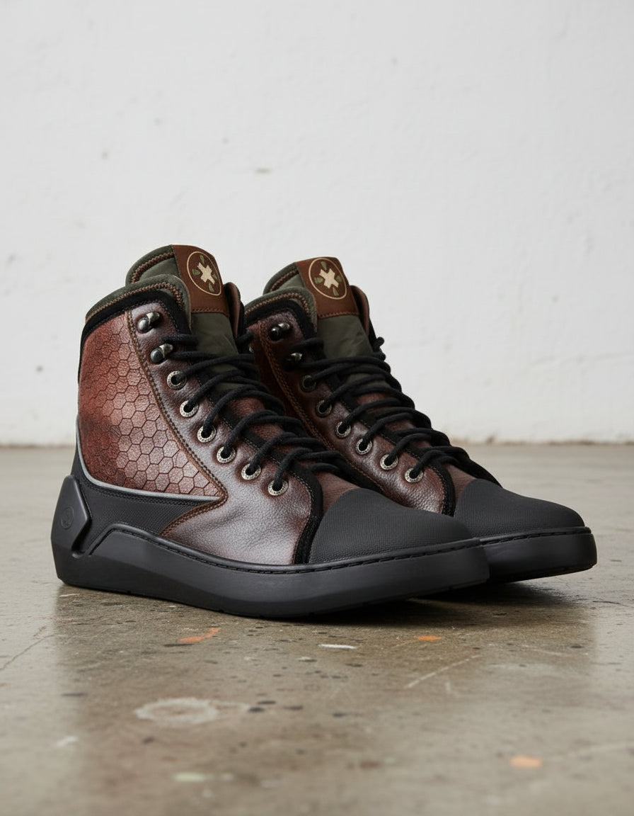 Men's Advance Protection Premium Leather Shoes - front-view