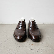 Mens Alligators Shoes, Men Black crocodile Patterned dress shoes moccasins - front-view