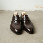 Mens Alligators Shoes, Men crocodile Patterned dress shoes moccasins - front-view