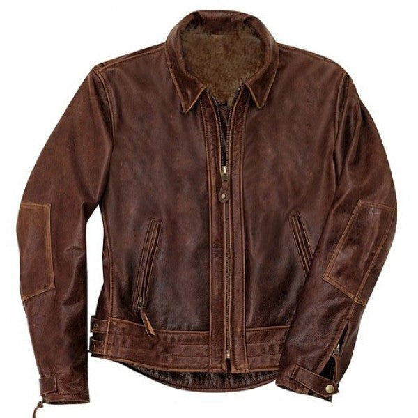 Mens Antique brown Leather Jacket. Brown Fashion biker leather Jacket