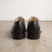 Men's Black and White Wingtip Leather Spectator Oxfords — Wedgwood