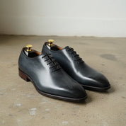 Mens Black dress shoes, Men leather Oxford shoes, shoes for men - angle-view-showing-depth