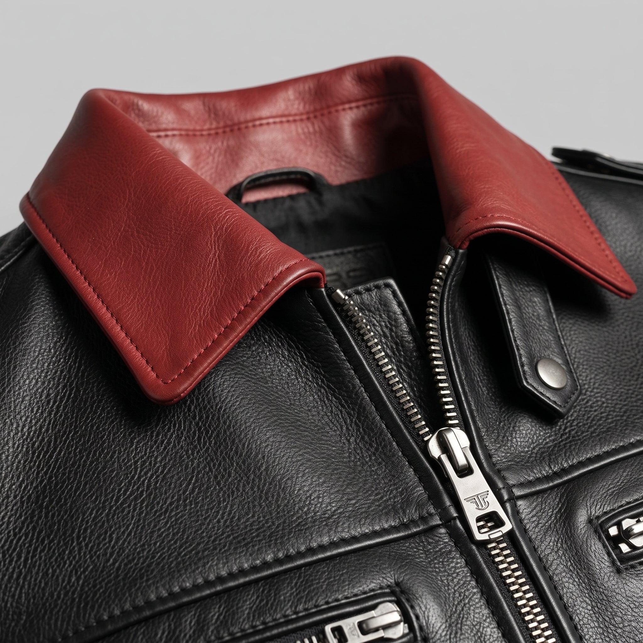 Men's Black Leather Single Rider Biker Jacket — Critchley