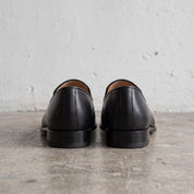 Men's Black Leather Tassel Loafers — Gorman