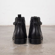 Men's Black Plain-Toe Leather Chelsea Boots — Boyden