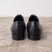 Men's Black Cap-Toe Leather Brogues — Aspall — Aspall