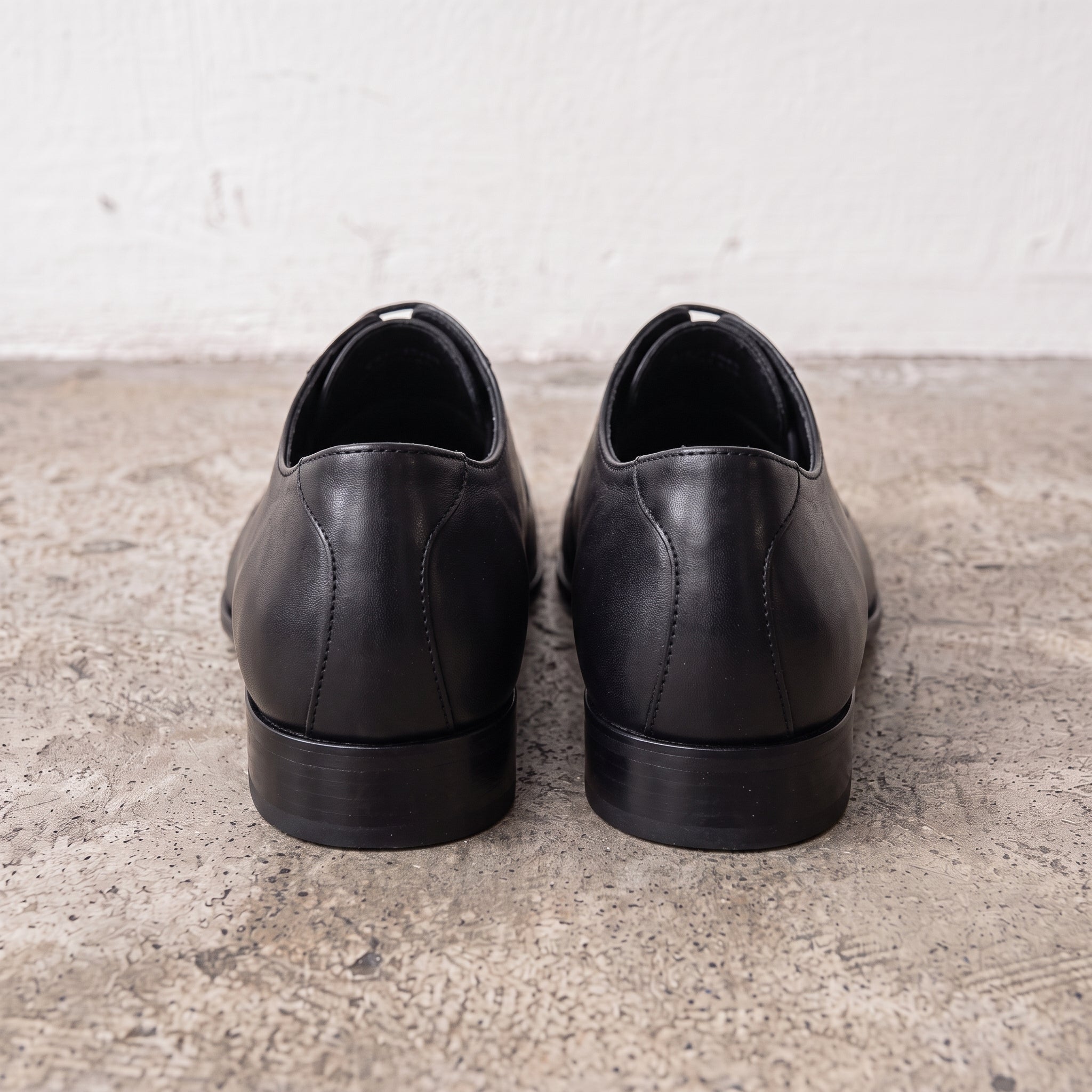 Men's Black Cap-Toe Leather Brogues — Aspall — Aspall