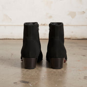 Men's Black Plain-Toe Suede Ankle Boots — Merrick — Merrick