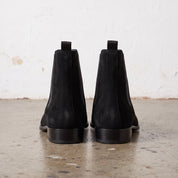 Men's Black Suede Chelsea Boots — Cardell