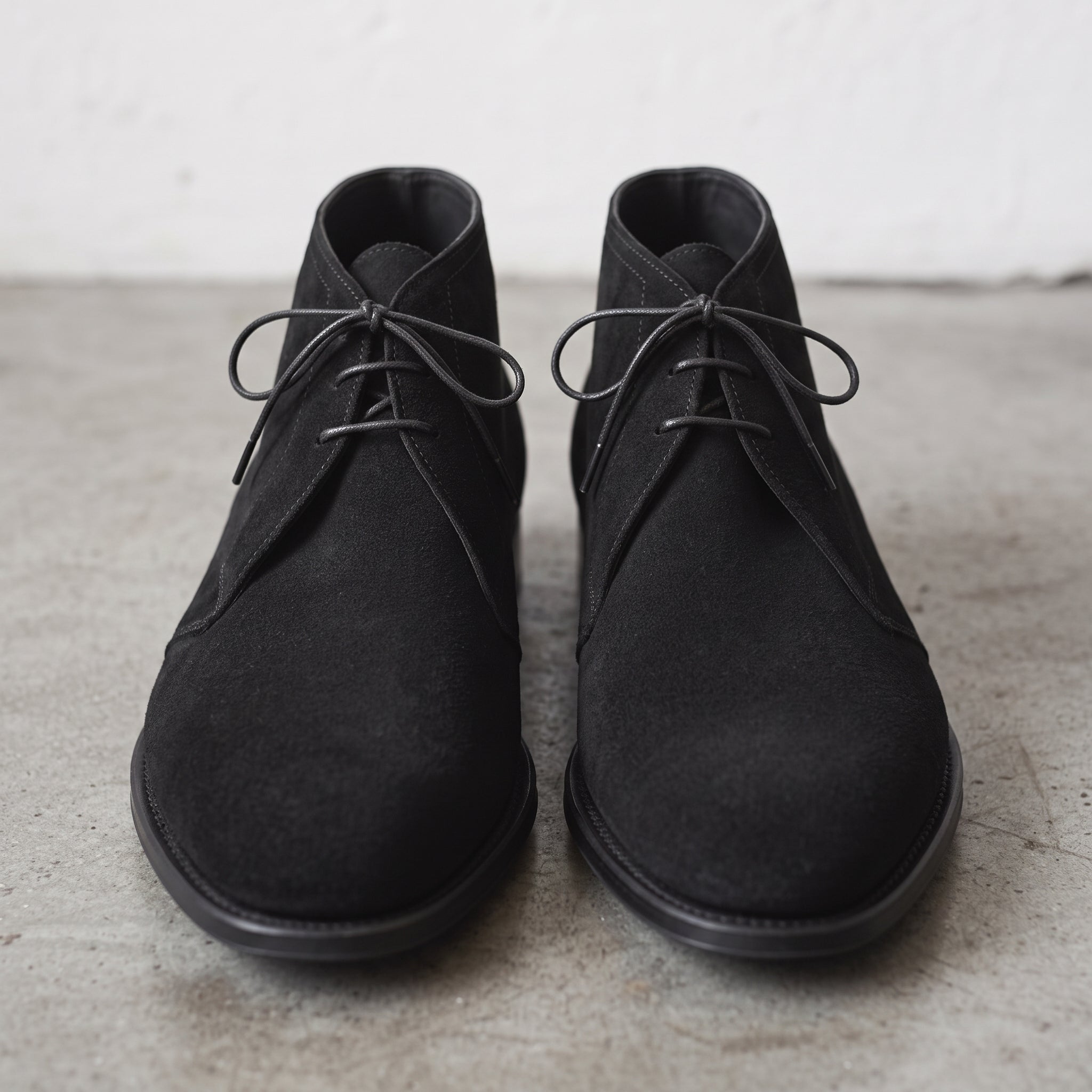 Men's Black Suede Chukka Boots — Popham