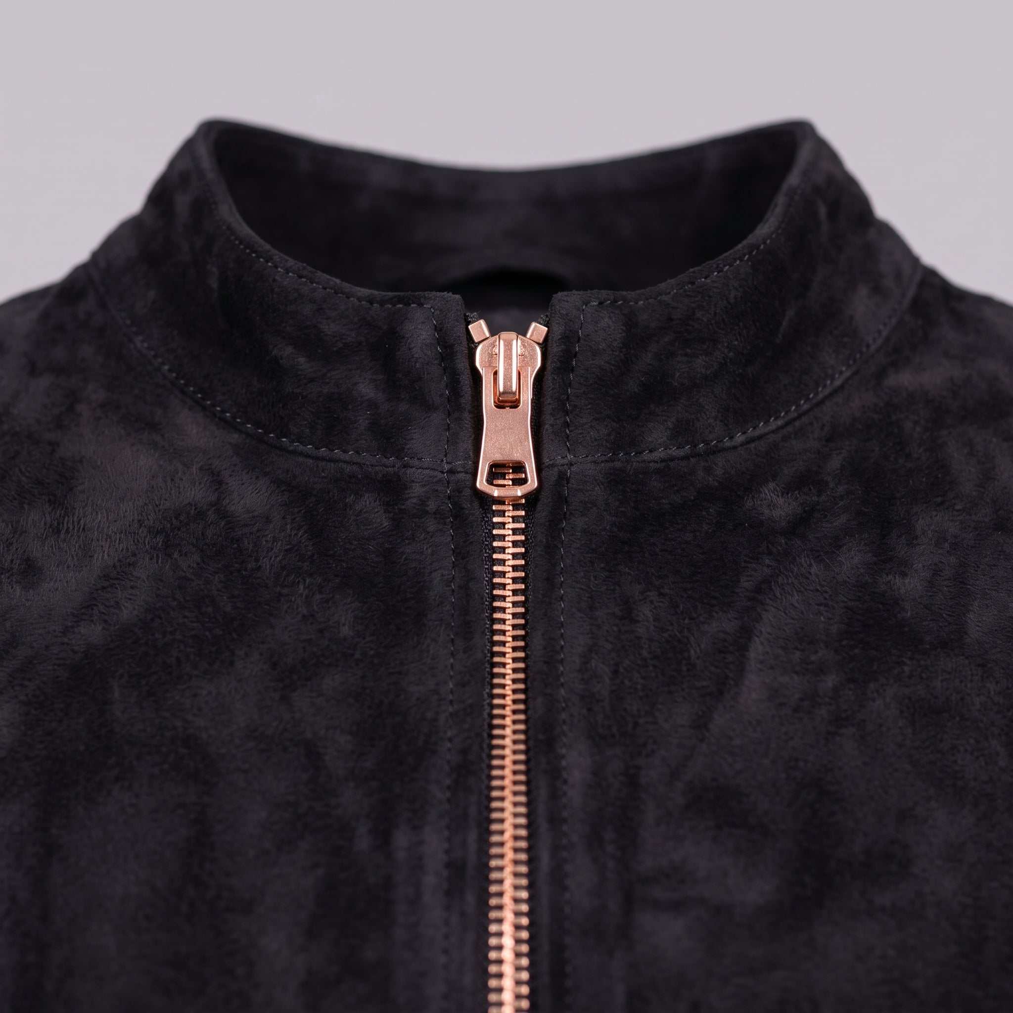 Men's Black Suede Slim Fit Jacket — Sedgley