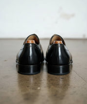 Mens Black tuxedo shoes, Men leather Oxford shoes, shoes for men - back-view