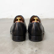 Men's Black Wingtip Leather Brogues — Cranmore