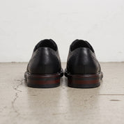 Men's Black Wingtip Leather Derbys — Windsor