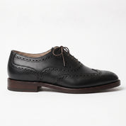 Men's Black Wingtip Leather Oxfords — Ardsley — Ardsley