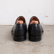 Men's Black Wingtip Leather Oxfords — Hutchinson