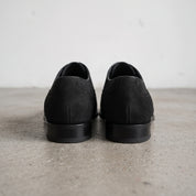 Men's Black Wingtip Suede Oxfords — Beckwith