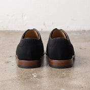 Men's Black Wingtip Suede Oxfords — Galsworthy