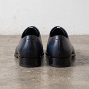 Men's Blue Cap-Toe Leather Oxfords — Hutton