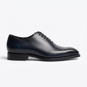 Men's Blue Cap-Toe Leather Oxfords — Hutton