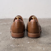 Men's Brown and Dark Grey Wingtip Leather Spectator Derbys — Primrose