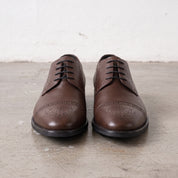 Men's Brown Cap-Toe Leather Derby — Adstock