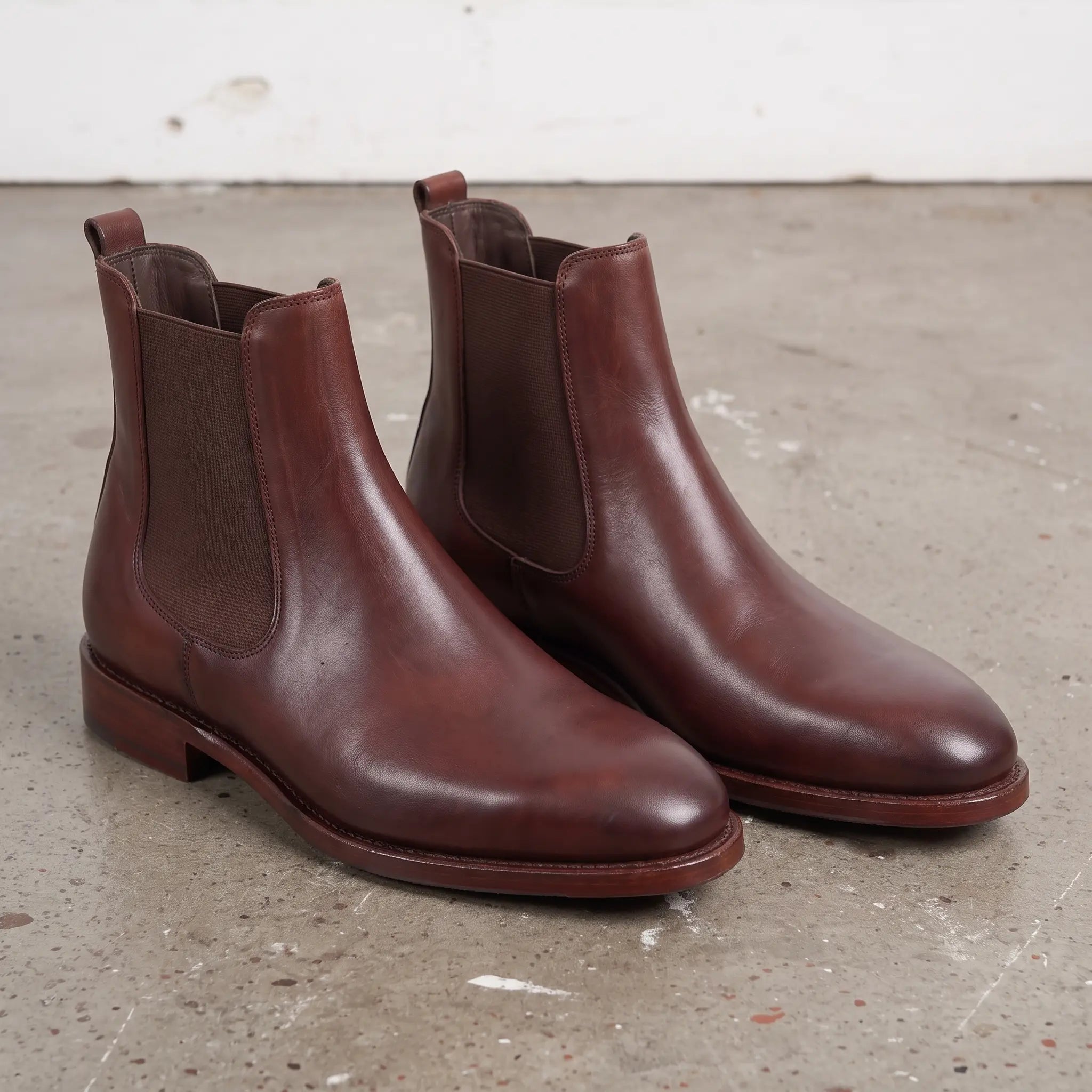 Men's Brown Leather Chelsea Boots — Orwell