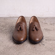 Men's Brown Leather Tassel Loafers — Gorman