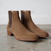Men's Brown Suede Chelsea Boots — Bexhill