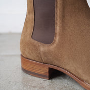 Men's Brown Suede Chelsea Boots — Bexhill