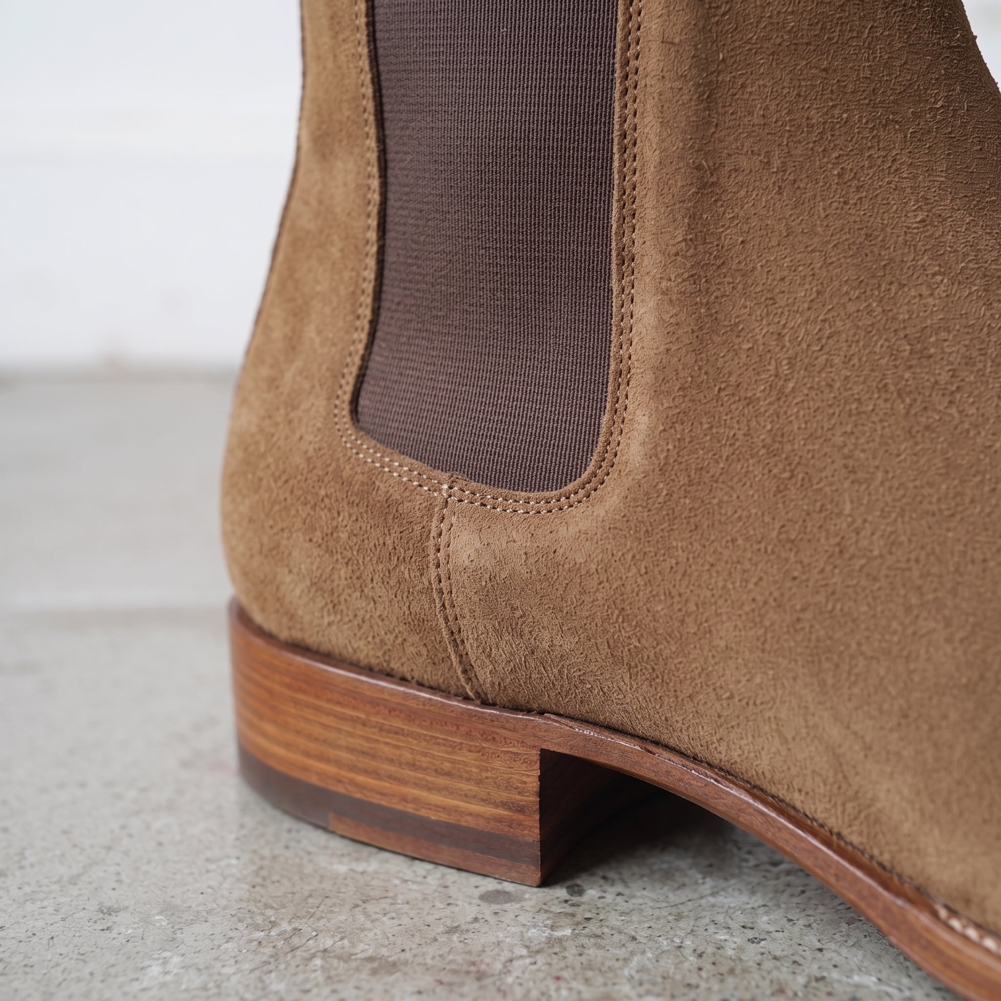 Men's Brown Suede Chelsea Boots — Bexhill