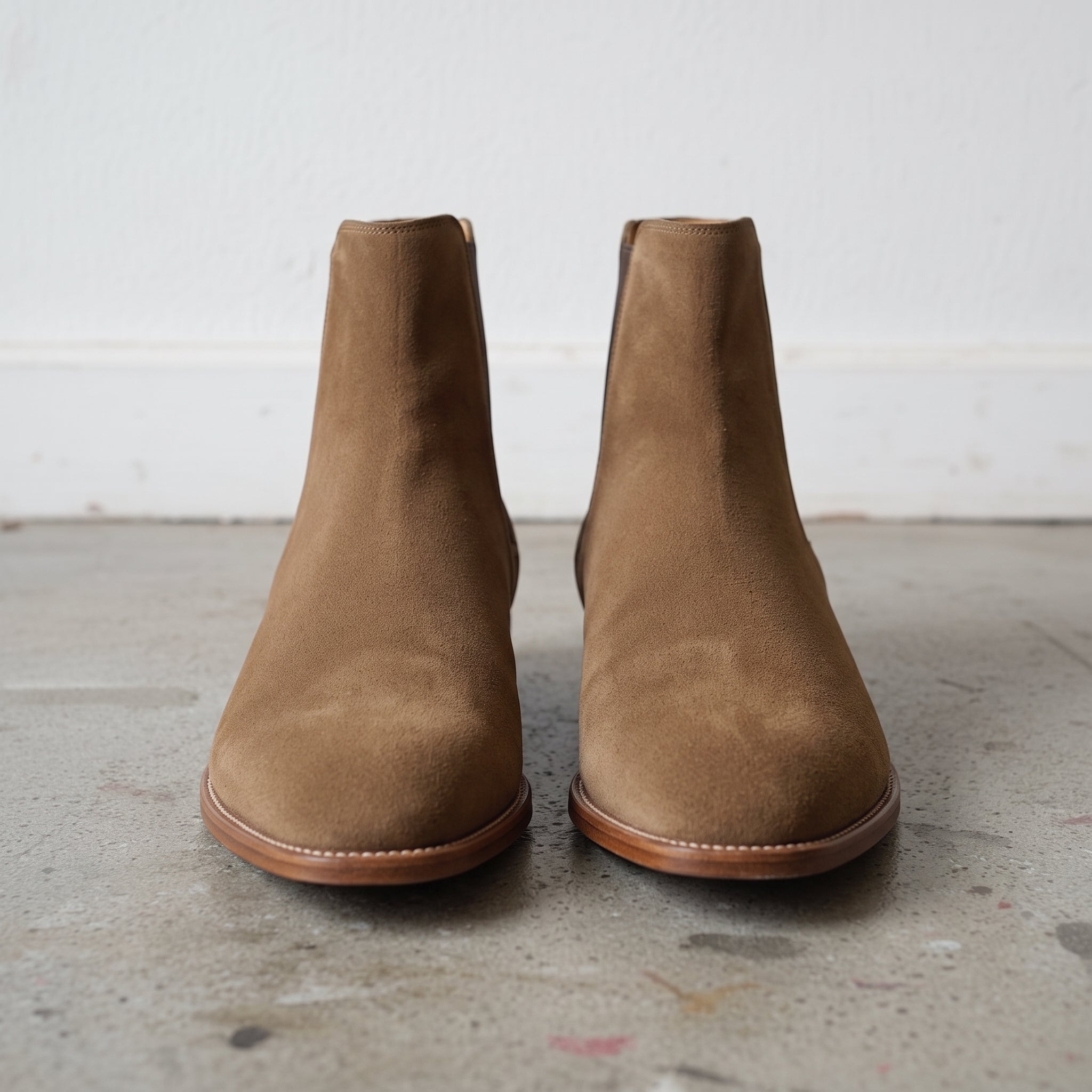 Men's Brown Suede Chelsea Boots — Bexhill