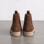Men's Brown Suede Chelsea Boots — Aymer