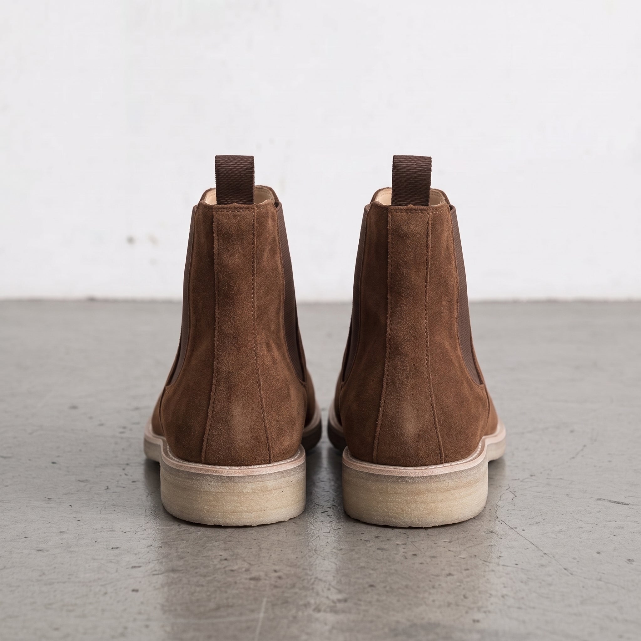 Men's Brown Suede Chelsea Boots — Aymer