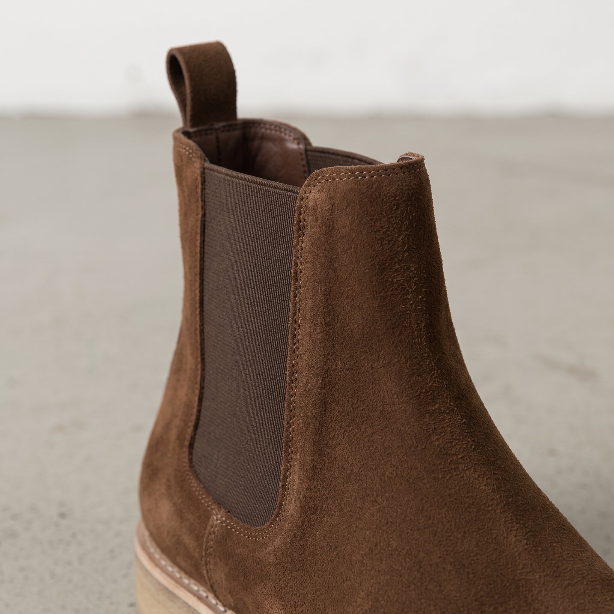 Men's Brown Suede Chelsea Boots — Aymer